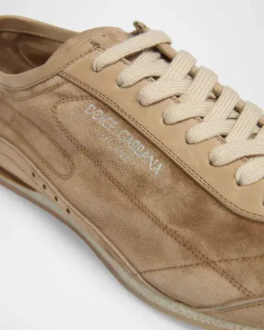 Dolce & Gabbana Men's Lipari Suede T-Toe Low-Top Sneakers | Thumbnail 5 Dolce & Gabbana Men's Lipari Suede T-Toe Low-Top Sneakers | Thumbnail 5