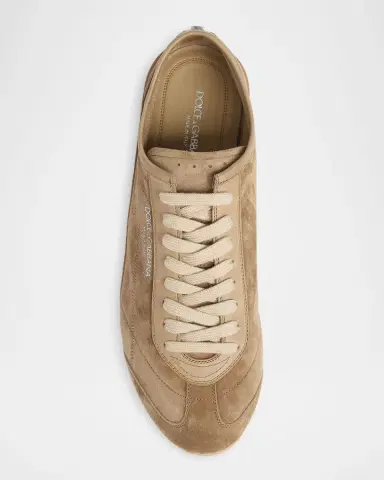 Dolce & Gabbana Men's Lipari Suede T-Toe Low-Top Sneakers | Thumbnail 6 Dolce & Gabbana Men's Lipari Suede T-Toe Low-Top Sneakers | Thumbnail 6