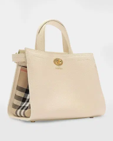 Burberry Cotswolds Mini Check Tote Bag | Thumbnail 4 Burberry Cotswolds Mini Check Tote Bag | Thumbnail 4