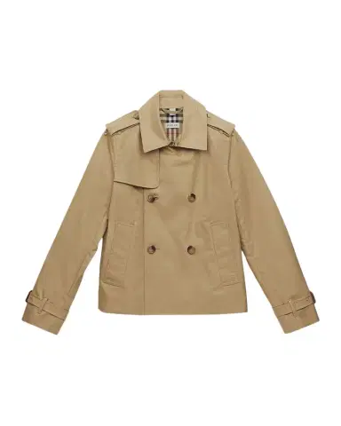 Burberry Girl's Rosie Cotton Trench Jacket, Size 4-14 | Thumbnail 1 Burberry Girl's Rosie Cotton Trench Jacket, Size 4-14 | Thumbnail 1