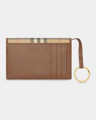 Burberry Check Folding Card Case with Key Ring | Thumbnail 2 Burberry Check Folding Card Case with Key Ring | Thumbnail 2