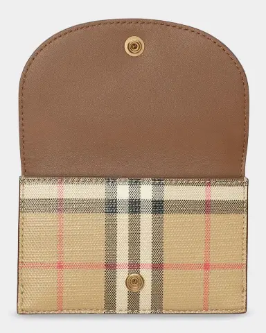 Burberry Check Folding Card Case with Key Ring | Thumbnail 3 Burberry Check Folding Card Case with Key Ring | Thumbnail 3