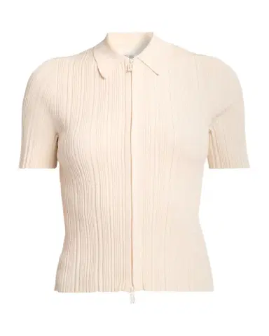 Victoria Beckham Ribbed Polo Top | Thumbnail 1 Victoria Beckham Ribbed Polo Top | Thumbnail 1