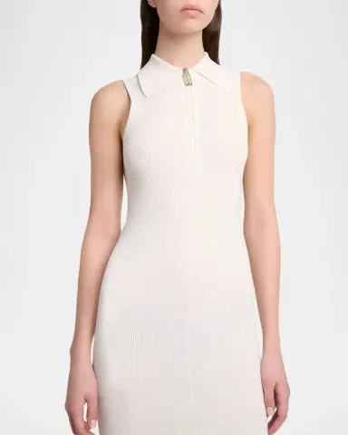 Victoria Beckham Mira Sleeveless Midi Dress | Thumbnail 5 Victoria Beckham Mira Sleeveless Midi Dress | Thumbnail 5