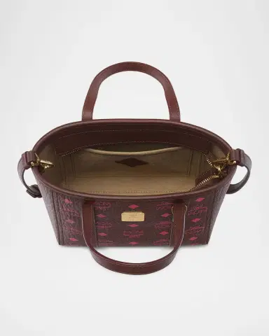 MCM Mini Toni Visetos Cotton Shopper Tote Bag | Thumbnail 3 MCM Mini Toni Visetos Cotton Shopper Tote Bag | Thumbnail 3
