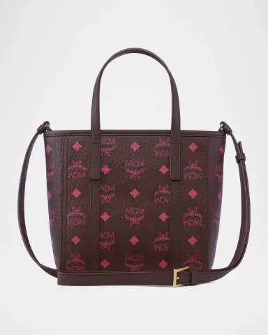 MCM Mini Toni Visetos Cotton Shopper Tote Bag | Thumbnail 4 MCM Mini Toni Visetos Cotton Shopper Tote Bag | Thumbnail 4