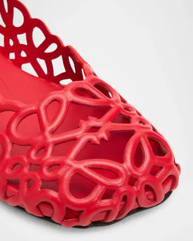 LOEWE Petal Anagram Leather Ballerina Flats | Thumbnail 3 LOEWE Petal Anagram Leather Ballerina Flats | Thumbnail 3