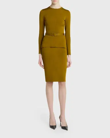 Tom Ford Belted Long-Sleeve Knit Top | Thumbnail 2 Tom Ford Belted Long-Sleeve Knit Top | Thumbnail 2