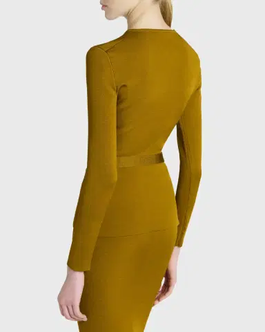 Tom Ford Belted Long-Sleeve Knit Top | Thumbnail 3 Tom Ford Belted Long-Sleeve Knit Top | Thumbnail 3