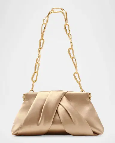 Cult Gaia Lia Mini Pleated Satin Clutch | Thumbnail 7 Cult Gaia Lia Mini Pleated Satin Clutch | Thumbnail 7