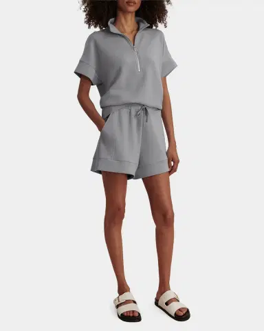 Varley Ritchie Short-Sleeve Half-Zip Sweatshirt | Thumbnail 2 Varley Ritchie Short-Sleeve Half-Zip Sweatshirt | Thumbnail 2