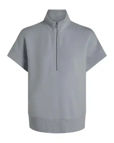 Varley Ritchie Short-Sleeve Half-Zip Sweatshirt | Thumbnail 1 Varley Ritchie Short-Sleeve Half-Zip Sweatshirt | Thumbnail 1