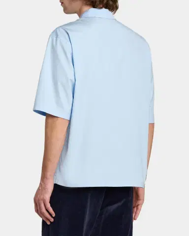 Jil Sander Logo-Embroidered Cotton Poplin Shirt | Thumbnail 3 Jil Sander Logo-Embroidered Cotton Poplin Shirt | Thumbnail 3