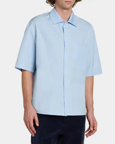 Jil Sander Logo-Embroidered Cotton Poplin Shirt | Thumbnail 4 Jil Sander Logo-Embroidered Cotton Poplin Shirt | Thumbnail 4