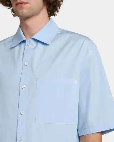 Jil Sander Logo-Embroidered Cotton Poplin Shirt | Thumbnail 5 Jil Sander Logo-Embroidered Cotton Poplin Shirt | Thumbnail 5
