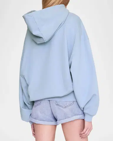 Anine Bing Harvey Embroidered Logo Hoodie | Thumbnail 3 Anine Bing Harvey Embroidered Logo Hoodie | Thumbnail 3