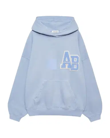 Anine Bing Harvey Embroidered Logo Hoodie | Thumbnail 1 Anine Bing Harvey Embroidered Logo Hoodie | Thumbnail 1
