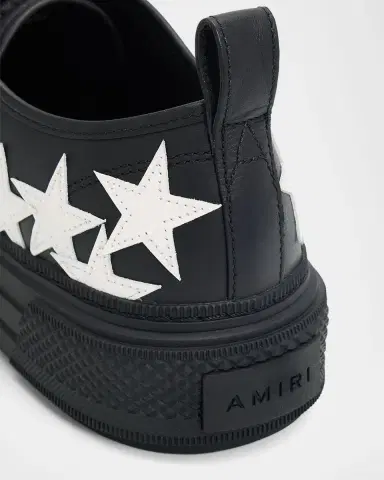 AMIRI Men's Stars Court Leather Low-Top Sneakers | Thumbnail 3 AMIRI Men's Stars Court Leather Low-Top Sneakers | Thumbnail 3