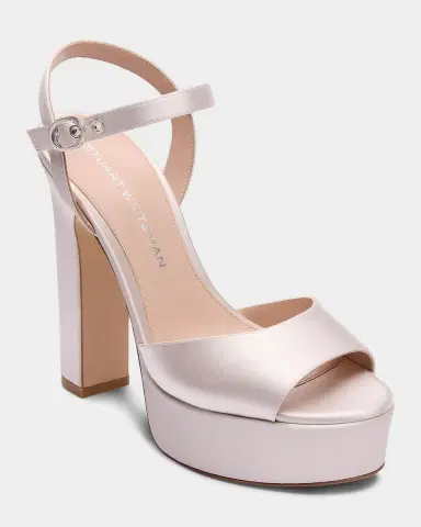 Stuart Weitzman Reade 130MM Satin Platform Sandals | Thumbnail 3 Stuart Weitzman Reade 130MM Satin Platform Sandals | Thumbnail 3