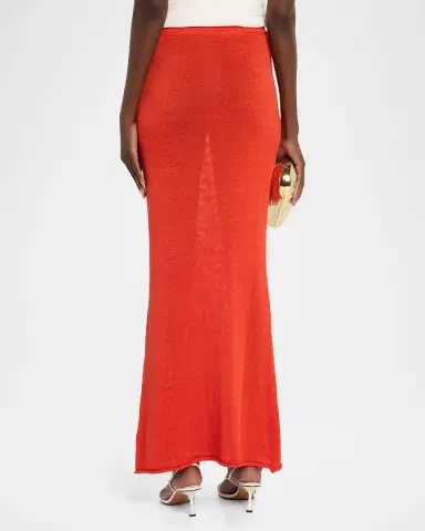 SEROYA Kora Knit Maxi Skirt | Thumbnail 3 SEROYA Kora Knit Maxi Skirt | Thumbnail 3