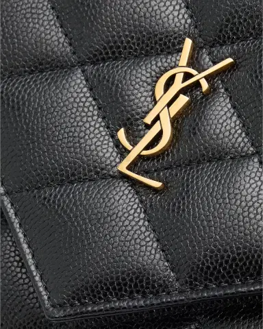 Saint Laurent YSL Quilted Leather Pouch Bag | Thumbnail 4 Saint Laurent YSL Quilted Leather Pouch Bag | Thumbnail 4