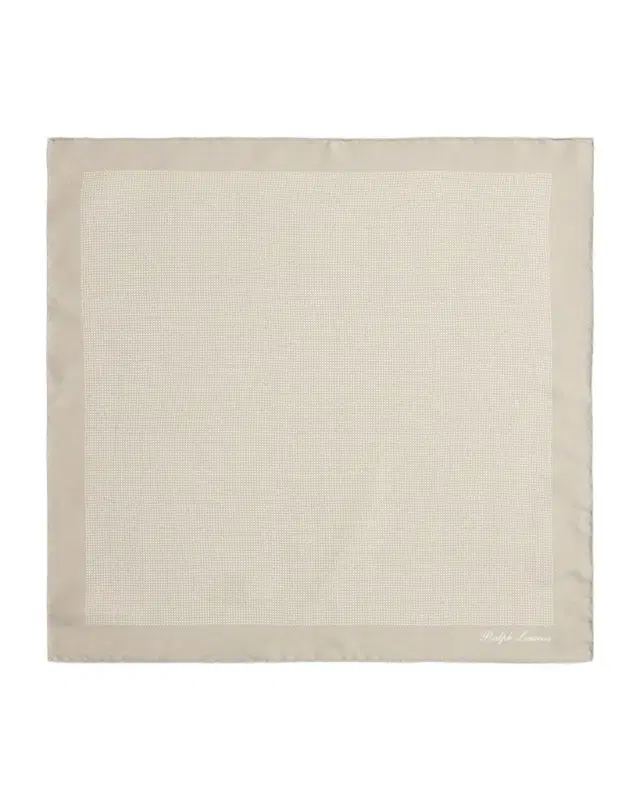 Men's Pin Dot Silk Pocket Square Men's Pin Dot Silk Pocket Square