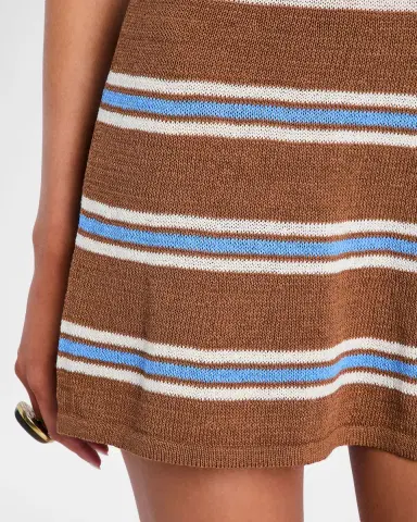 SEROYA Azriel Striped Knit Mini Dress | Thumbnail 5 SEROYA Azriel Striped Knit Mini Dress | Thumbnail 5