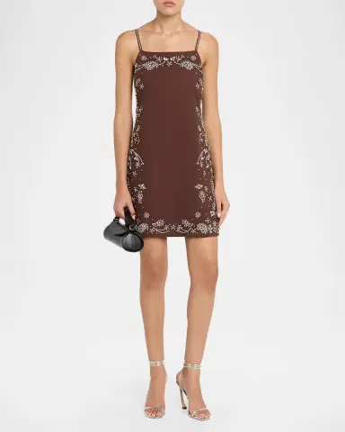 Elie Tahari Willow Beaded Shift Mini Dress | Thumbnail 2 Elie Tahari Willow Beaded Shift Mini Dress | Thumbnail 2
