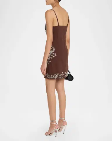 Elie Tahari Willow Beaded Shift Mini Dress | Thumbnail 3 Elie Tahari Willow Beaded Shift Mini Dress | Thumbnail 3