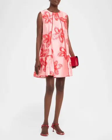 LOVEBIRDS Talis Floral-Print Flounce Mini Dress | Thumbnail 4 LOVEBIRDS Talis Floral-Print Flounce Mini Dress | Thumbnail 4