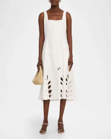 JBQ Zenna Embroidered Midi Dress | Thumbnail 2 JBQ Zenna Embroidered Midi Dress | Thumbnail 2