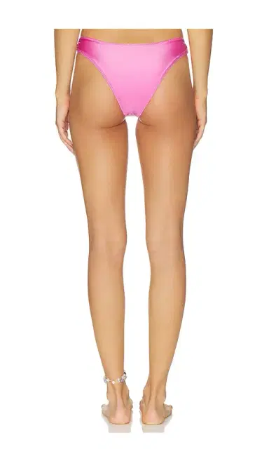Frankies Bikinis Dove Satin Bikini Bottom | Thumbnail 3 Frankies Bikinis Dove Satin Bikini Bottom | Thumbnail 3