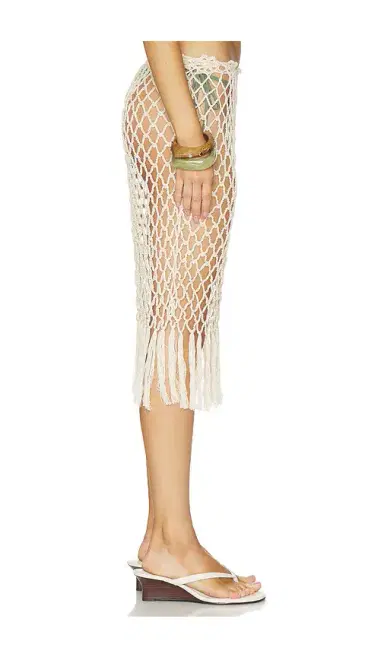 Frankies Bikinis Star Crochet Midi Skirt | Thumbnail 3 Frankies Bikinis Star Crochet Midi Skirt | Thumbnail 3
