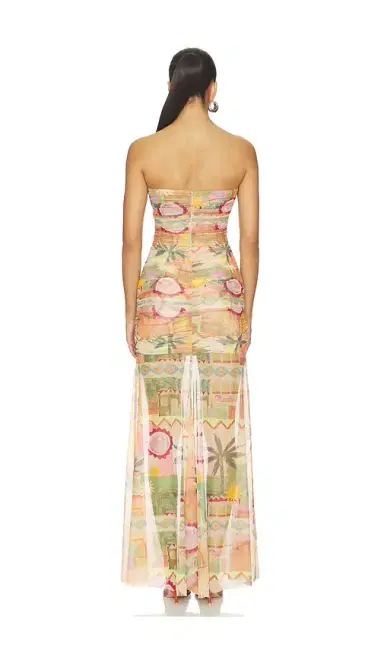 Amanda Uprichard Leo Maxi Dress | Thumbnail 3 Amanda Uprichard Leo Maxi Dress | Thumbnail 3
