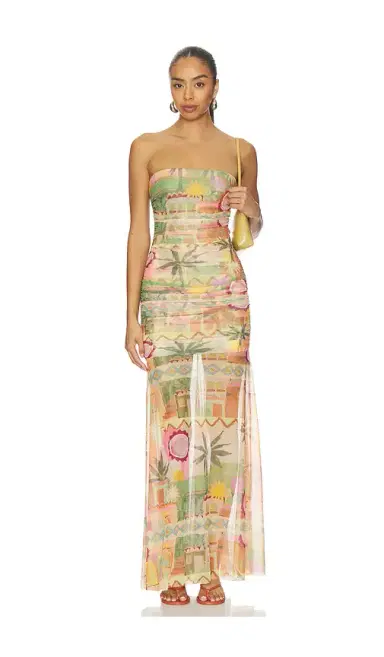 Amanda Uprichard Leo Maxi Dress | Thumbnail 1 Amanda Uprichard Leo Maxi Dress | Thumbnail 1