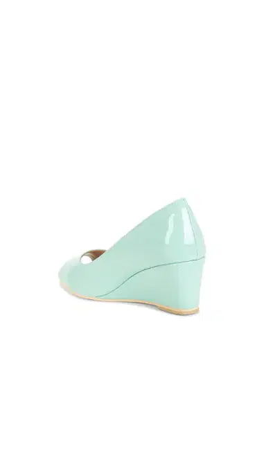 NIIHAI Open Toe Vinyl Mule Wedge | Thumbnail 3 NIIHAI Open Toe Vinyl Mule Wedge | Thumbnail 3