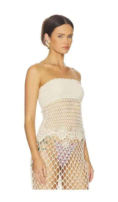 Frankies Bikinis Star Crochet Blouse | Thumbnail 2 Frankies Bikinis Star Crochet Blouse | Thumbnail 2