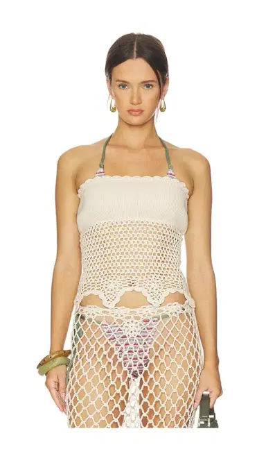 Frankies Bikinis Star Crochet Blouse | Thumbnail 1 Frankies Bikinis Star Crochet Blouse | Thumbnail 1