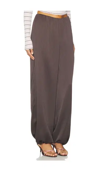 Vince Mid Waist Plisse Crinkle Pant | Thumbnail 2 Vince Mid Waist Plisse Crinkle Pant | Thumbnail 2