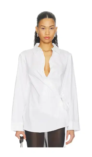 DL1961 Agnes Wrap Top | Thumbnail 1 DL1961 Agnes Wrap Top | Thumbnail 1