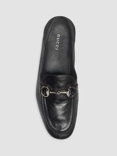 Gucci Women's Jordaan Soft Leather Loafers - Black | Thumbnail 4 Gucci Women's Jordaan Soft Leather Loafers - Black | Thumbnail 4