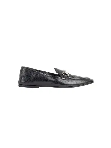 Gucci Women's Jordaan Soft Leather Loafers - Black | Thumbnail 1 Gucci Women's Jordaan Soft Leather Loafers - Black | Thumbnail 1