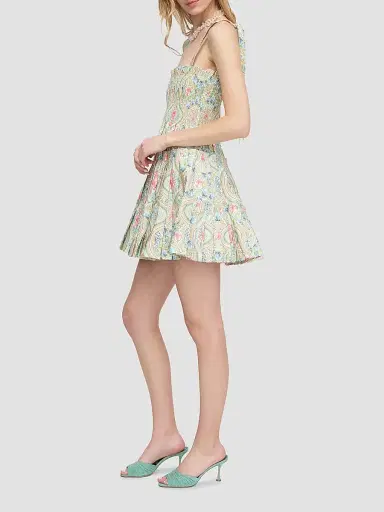 Hill House Home Women's The Ribbon Charlotte Nap Dress - Sea Scroll | Thumbnail 5 Hill House Home Women's The Ribbon Charlotte Nap Dress - Sea Scroll | Thumbnail 5