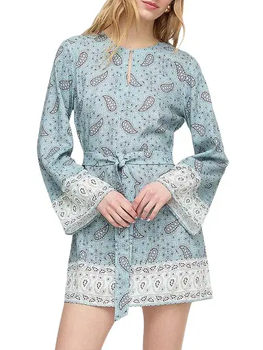 Hill House Home Women's The Magnolia Tunic Dress - Dusty Blue Gemstone | Thumbnail 1 Hill House Home Women's The Magnolia Tunic Dress - Dusty Blue Gemstone | Thumbnail 1