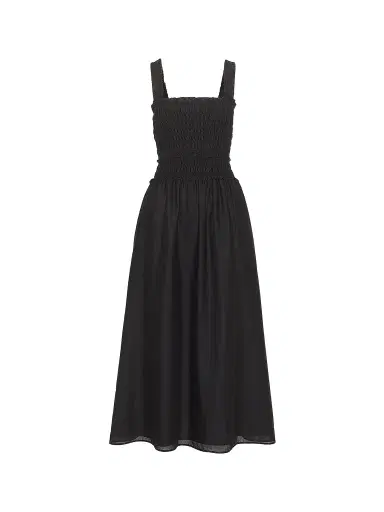 Hill House Home Women's The Azalea Maxi Nap Dress - Black | Thumbnail 1 Hill House Home Women's The Azalea Maxi Nap Dress - Black | Thumbnail 1