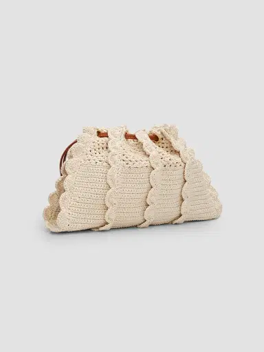 Ulla Johnson Women's Adria Small Crochet Crossbody Bag | Thumbnail 2 Ulla Johnson Women's Adria Small Crochet Crossbody Bag | Thumbnail 2