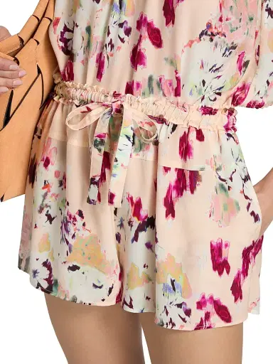 Ulla Johnson Women's Aurielle Printed Silk Shorts | Thumbnail 6 Ulla Johnson Women's Aurielle Printed Silk Shorts | Thumbnail 6