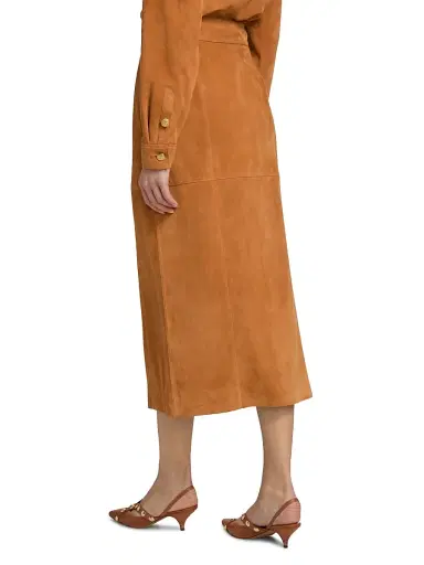 Ulla Johnson Women's Orion Suede Pencil Skirt | Thumbnail 5 Ulla Johnson Women's Orion Suede Pencil Skirt | Thumbnail 5