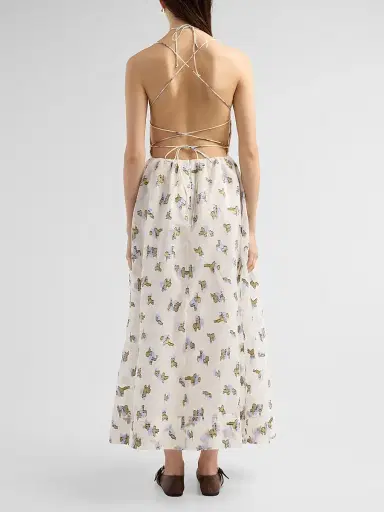 Ulla Johnson Women's Fleurine Floral Organza Maxi Dress | Thumbnail 3 Ulla Johnson Women's Fleurine Floral Organza Maxi Dress | Thumbnail 3