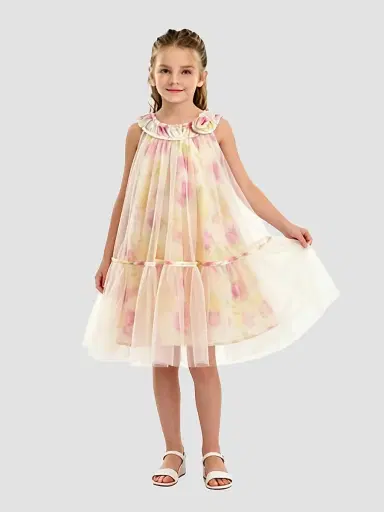 Mimi Tutu Little Girl's & Girl's Rosamira Dress - Yellow - Size 9 | Thumbnail 3 Mimi Tutu Little Girl's & Girl's Rosamira Dress - Yellow - Size 9 | Thumbnail 3